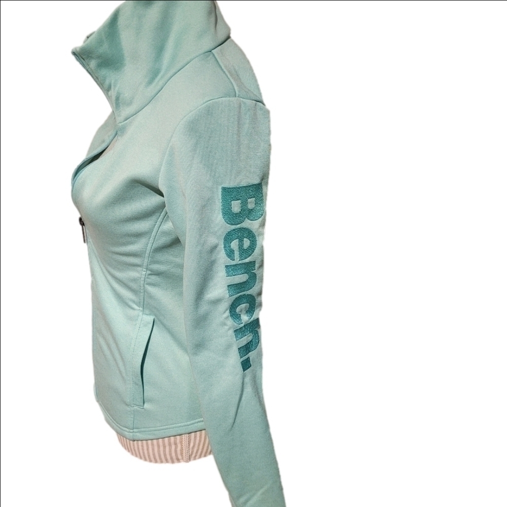 Bench Mint Full Zip Long Sleeve Sweater Small